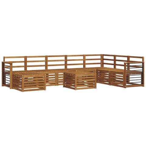 Set divani Naturale Legno di Acacia Massello - Foto 1
