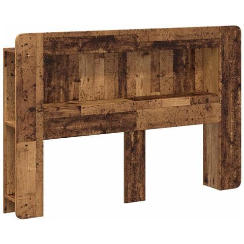 Testata del letto Legno antico Legno ingegnerizzato - Foto 1