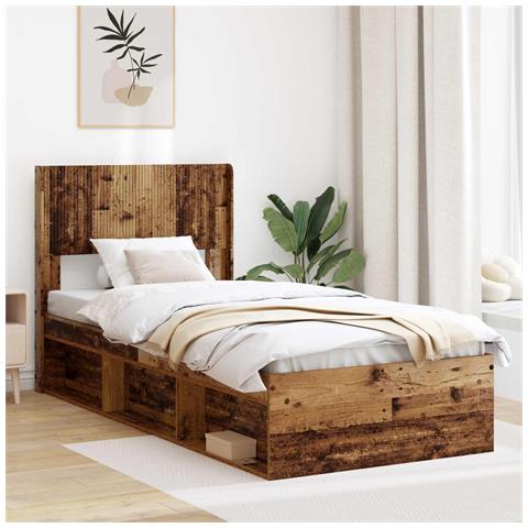 Testiera Letto Legno antico PB - Foto 2
