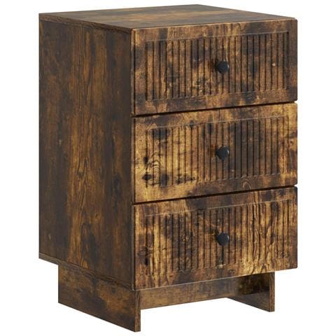 Armadio da Notte con cassetto Rovere Fumo 43 x 41 x 66,5 cm - Foto 1