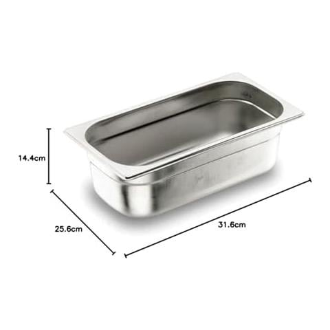 66217 - Ciotola forata Gn 1/2 265x325x150 Inox 18/10 - Foto 2