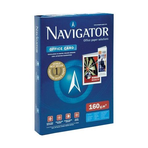 risma250 fogli Navigator Office Card 29.7x42 cm 160g 0011CE - Foto 1