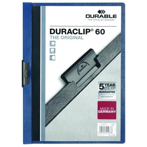 pz. 1 Cartelline Duraclip 6 mm. blu 6 mm 220907 - Foto 2
