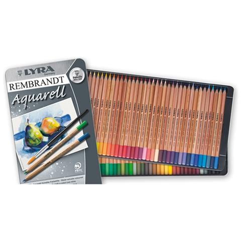 Scatola Metallo 36 Matite Acquerellabili - Foto 1