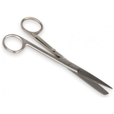 FORBICI RETTE PUNTE ALTERNE con clip - 14 cm - Foto 1