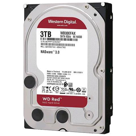 HDD 3TB RED 3,5 SATAIII 6GB / S 64MB 5,4K - Foto 3