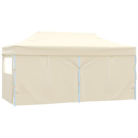 Gazebo Pieghevole Per Feste 3x4,5 M Bianco - Foto 2