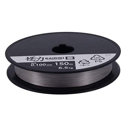 Kairiki 8, 150 Meter, Grigio Chiaro, 0.350mm / 39.5kg, Filo Da Pesca Intrecciato, 59wpla58r1a - Foto 2