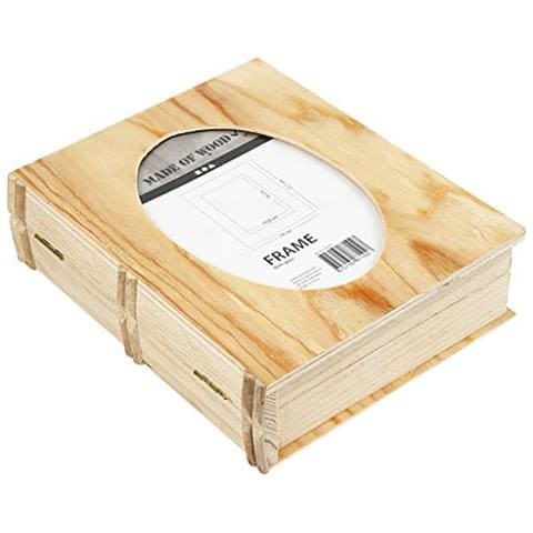 Scatola Per Libri, Dimensioni 21,7x18 Cm, Spessore 5,6 Cm, Compensato, 1 Pezzo, Dimensione Foro 16x10,8 - Foto 3