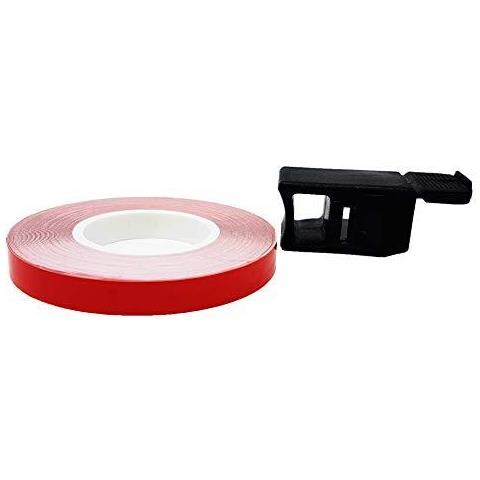 Wheel Stripes Trim Con Applicatore Per Moto Cerchi Rosso - Foto 1