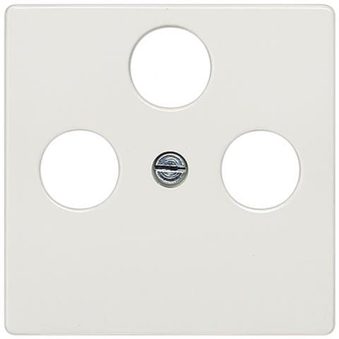 Delta I-system Abdeckplat. Tv / rf / sat 3-loch (5tg2548-2)  - Foto 1