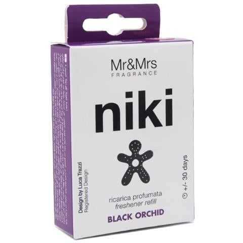 Niki Ricarica Per Deodorante Per Auto Jrnikibx004v00 Ricarica Per Profumo Per Auto, Orchidea Nera, Nero - Foto 1
