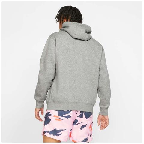 Felpa Con Cappuccio Da Uomo Club Fleece Grigia Taglia L Codice Bv2654-063 - Foto 2