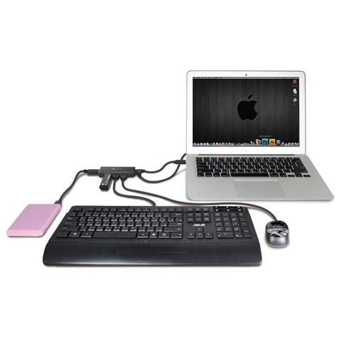 JUH340, USB 3.0 (3.1 Gen 1) Type-A, 50/60, Nero, Alluminio, Windows 7 Home Premium, Windows 8, Windows 8.1, Windows Vista Home Premium, Windows XP Home, Mac OS X 10.2 Jaguar, Mac OS X 10.3 Panther, Mac OS X 10.4 Tiger, Mac OS X 10.5 Leopard, Mac OS X 10 - Foto 4