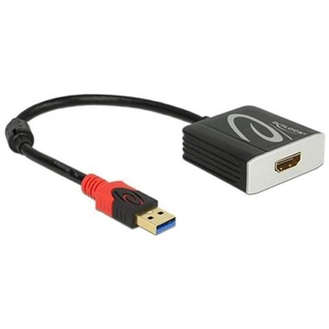 62736 0.2m USB A HDMI Nero cavo e adattatore video - Foto 2