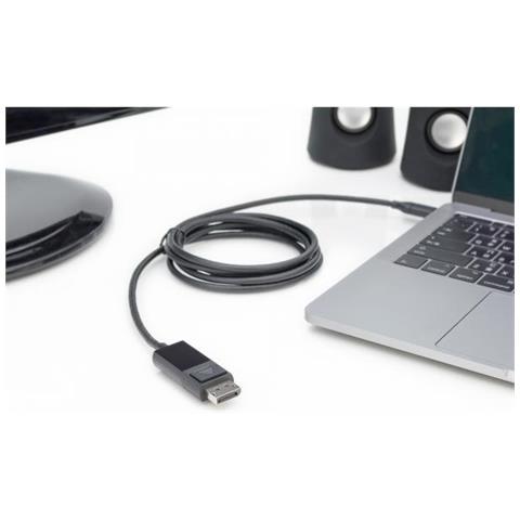 ASSMANN Electronic AK-300333-020-S cavo di interfaccia e adattatore USB-C DisplayPort Nero - Foto 2
