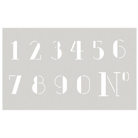 Stencil 12 X 20 Cm - Figure N ° 3 - Foto 1