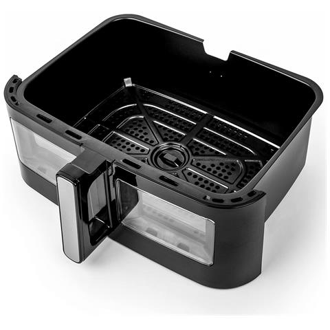 Afd1 Bk Cassetto 10l Per Friggitrice Ad Aria Af24/af34 - Air Fryer Grande Capacità Con Vassoio Antiaderente, Finestra Trasparente, Compatibile Sync Cook - Foto 8