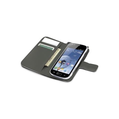 Galaxy Trend Plus Custodia In Ecopelle Colore Bianco /grigio - Foto 2