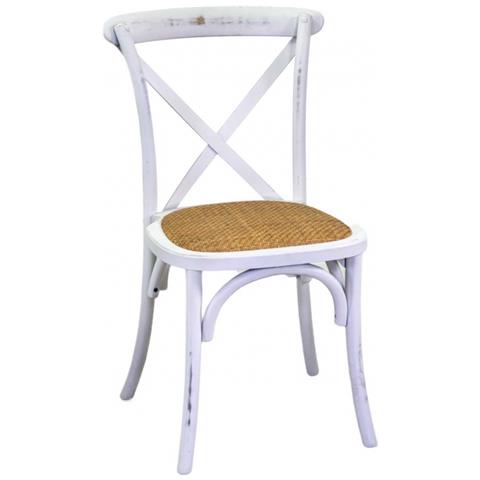 VACCHETTI - Sedia Polipropilene Alezio Bianca Cm44x53h84