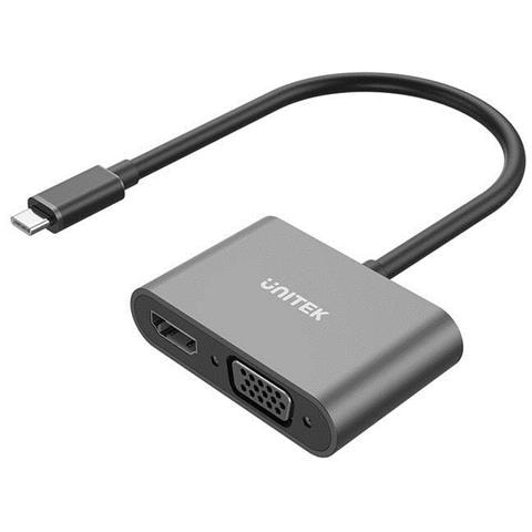 V1168A Adattatore Grafico USB-C HDMI 4K e VGA - Foto 1