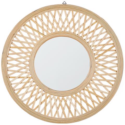 Specchio Bacata 60 Cm 60 Cm Legno Di Bambù Naturale - Foto 5