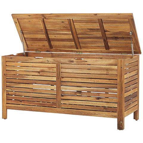Cesta Da Giardino Legno Acacia Chiaro 130 X 64 Cm Riviera - Foto 2