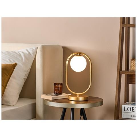 Lampada Da Tavolo Yankee Metallo Oro - Foto 1