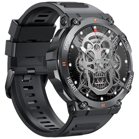 Smartwatch Touch Sport 5.0 Con Illuminazione Intelligente E Antifurto, Nero - Foto 6