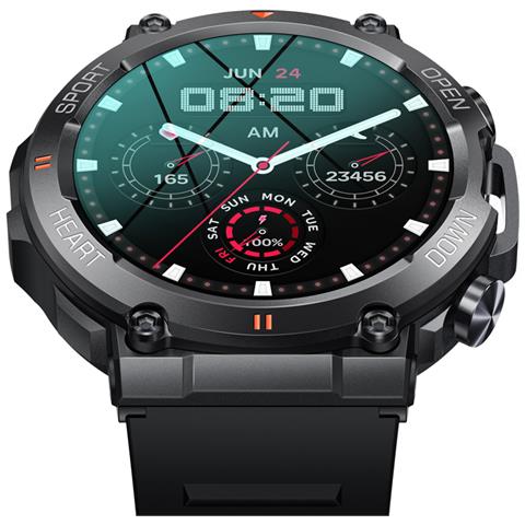 Smartwatch Touch Sport 5.0 Con Illuminazione Intelligente E Antifurto, Nero - Foto 2
