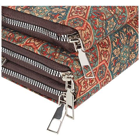 Pochette In Sughero, Collezione Corkart, Chiusure A Zip - Foto 2