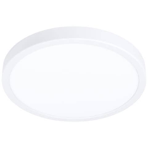 Plafoniera Moderna Fueva Z Alluminio Bianco Led Integrato 19,5w Ip44 - Foto 1