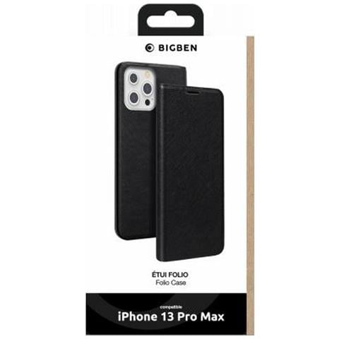 Custodia Protettiva Folio Per Iphone 13 Pro Max, Nero - Foto 4