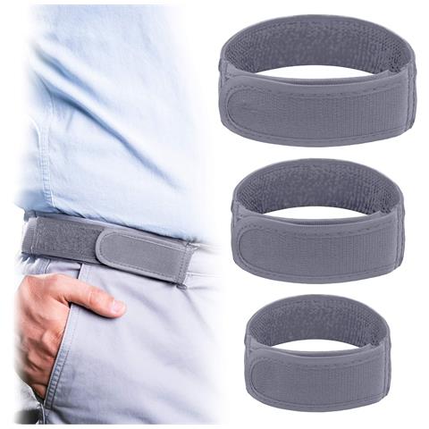 Cintura In Tessuto Casual Da Uomo - Facile Da Usare, Vestibilità Comoda Grey M - Foto 1