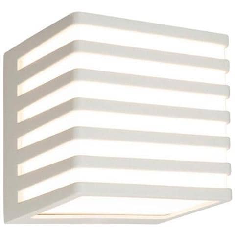 Applique Led Luce Bianca Lampada A Parete 10w Interno Esterno Cubo Bianco - Foto 2