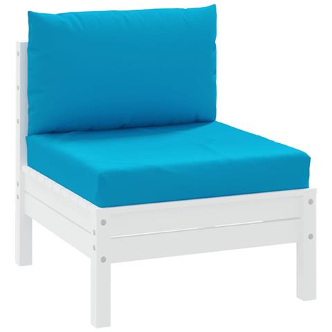 Cuscini Per Pallet 2 Pz Azzurro In Tessuto Oxford - Foto 3