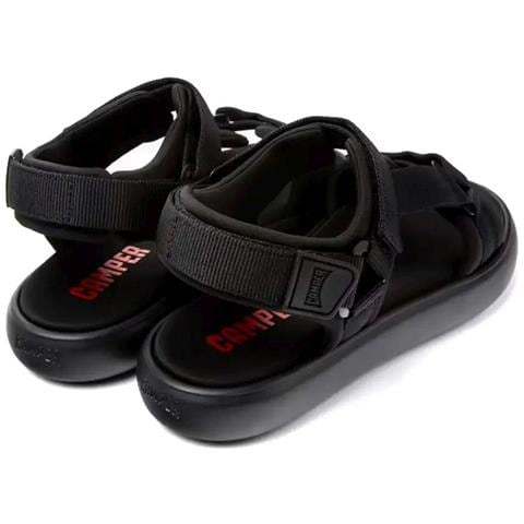 Lasted Sandali Sintetico Scarpe Uomo Nero Eu 43, K100942-001 - Foto 3