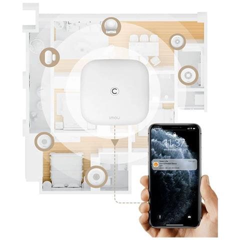 Kit Allarme Smart Con Centralina Con Sensori Movimento Porte e Finestre - Foto 1