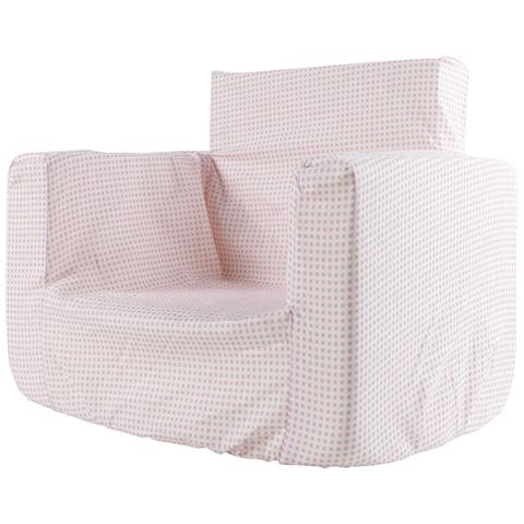 Poltroncina Morbida Sfoderabile Rosa Per Bambini Lavabile - Foto 2
