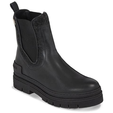 Feminine Felt Chelsea Bootie Stivaletti Pelle Scarpe Donna Nero Eu 36, Fw0fw07655 Bds - Foto 1