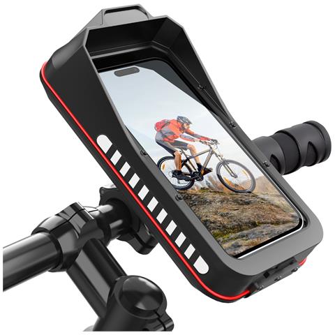 Supporto Per Cellulare Impermeabile E Antiurto Per Manubrio - Foto 1