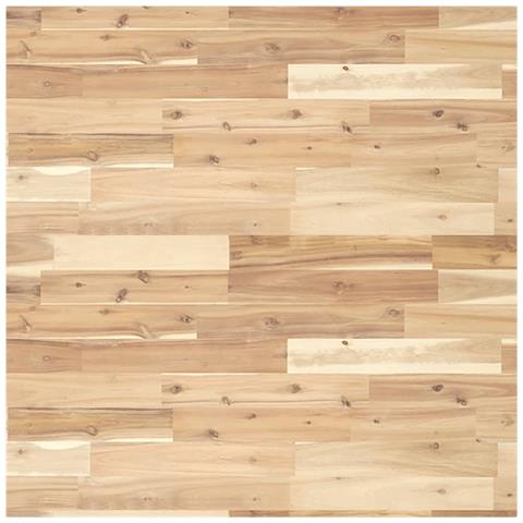 Piano Tavolo Quadrato 90x90x2 Cm In Legno Massello Di Acacia - Foto 2