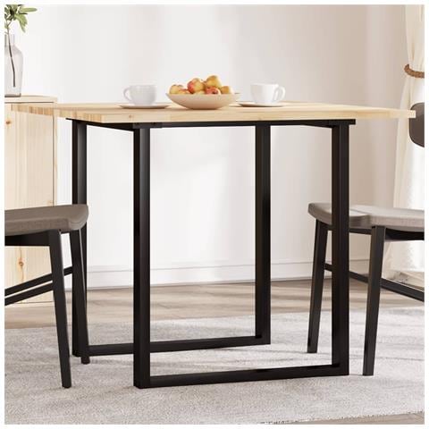 Piano Tavolo Quadrato 90x90x2 Cm In Legno Massello Di Acacia - Foto 1