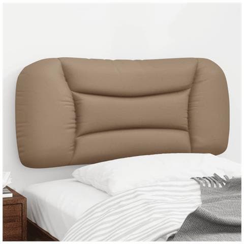 Cuscino Testiera Cappuccino 80 Cm In Similpelle - Foto 1
