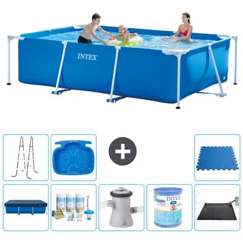 Piscina Fuori Terra - Rettangolo - 300x200x75 Cm - Blu - Include Accessori Coordinati A181 - Foto 1