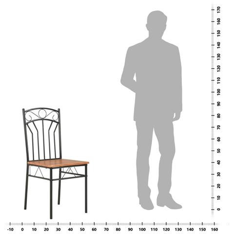 Sedie Per Sala Da Pranzo 6 Pz Marroni In Mdf - Foto 8