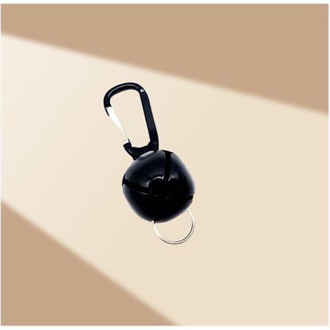 Campanello Di Avvertimento Anti-smarrimento Da Esterno Con Clip A Moschettone - 38 Mm - Foto 2