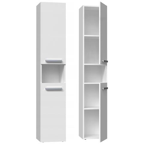 NEL I BIEL armadietto di conservazione per bagno Bianco - Foto 1