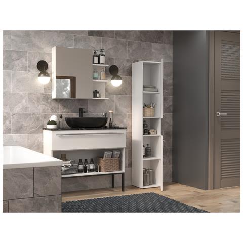 NEL I BIEL armadietto di conservazione per bagno Bianco - Foto 2