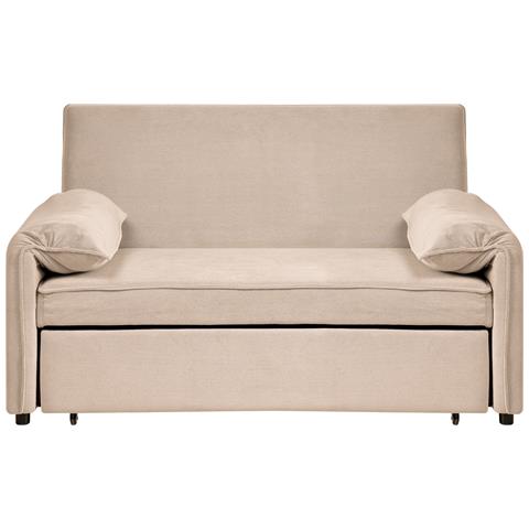 Divano Letto Horma Tessuto Marrone Chiaro - Foto 2